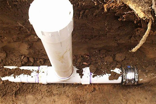 Broken Sewer Line Repair